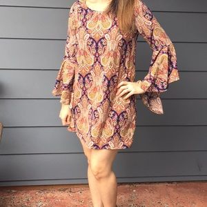 💥SALE💥The Boho Chic Nicole Dress w/Paisley Print